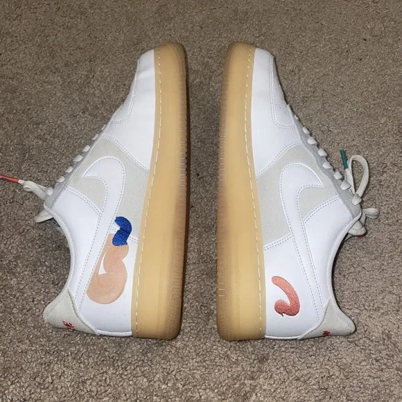 Mayumi Yamase x Nike Air Force 1 Flyleather Earth Day 2021 DB3598-100 Size 10.5 - Picture 3 of 9